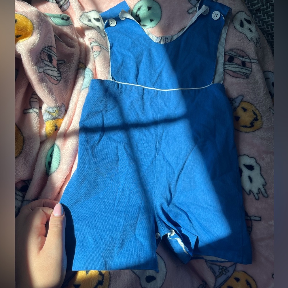 B22 Blue Cord Jon Jon Shortall Jumper